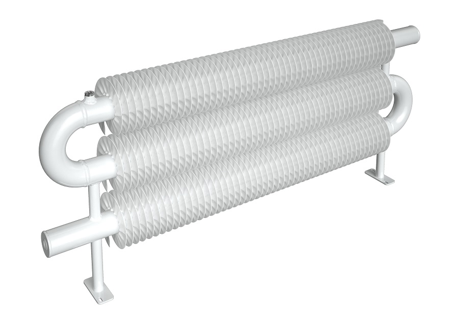 Трубные радиаторы отопления. Конвектор отопительный (труба ребристая) 40мм. Оребренные трубчатые радиаторы. Оребренный радиатор Frico 125-32b. Отопительные регистры оребренные.